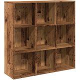 vidaXL Boekenkast 98x29x97,5 cm oud houtkleurig