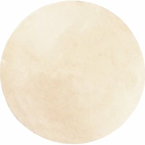 vidaXL-Vloerkleed-HUARTE-laagpolig-zacht-wasbaar-Ø-200-cm-crème