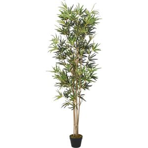 vidaXL-Kunstplant-bamboe-1104-bladeren-180-cm-groen