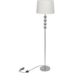 vidaXL Vloerlamp met hoog standaard en 4 ballen wit