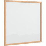 vidaXL Magnetisch whiteboard met massief grenenhouten frame 40x40 cm