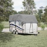vidaXL Caravan dakbedekking 600x300 cm vliesvlies grijs
