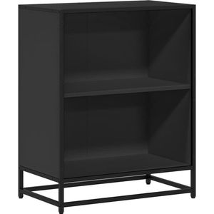 vidaXL Boekenkast 60x35x76 cm bewerkt hout zwart