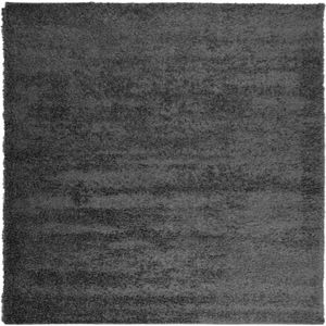 vidaXL-Vloerkleed-shaggy-hoogpolig-modern-240x240-cm-antraciet