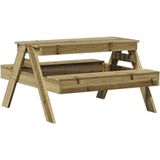 vidaXL Picknicktafel voor kinderen 88x97x52 cm geïmpregneerd hout