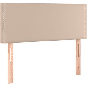 VidaXL Hoofdbord 100x5x78/88 cm Kunstleer Cappuccino