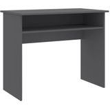 vidaXL Bureau 90x50x74 cm bewerkt hout grijs