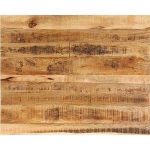 vidaXL Tafelblad met natuurlijke rand 110x80x2,5 cm massief mangohout