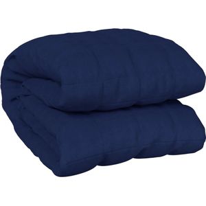 vidaXL-Verzwaringsdeken-200x200-cm-9-kg-stof-blauw