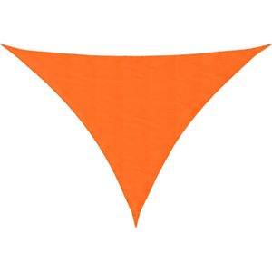 vidaXL Schaduwdoek driehoekig 3x4x4 m oxford stof oranje