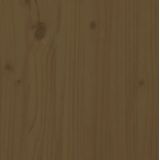 vidaXL Salontafel 87x48x35 cm massief grenenhout honingbruin