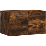 vidaXL Wandkast 60x36,5x35 cm bewerkt hout gerookt eikenkleurig