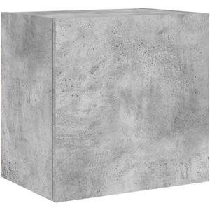 vidaXL Tv-wandmeubel 40,5x30x40 cm bewerkt hout betongrijs