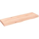 vidaXL-Wandschap-100x30x(2-6)-cm-onbehandeld-massief-eikenhout