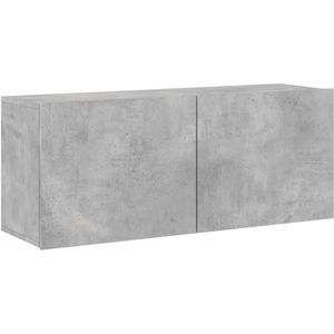vidaXL-Tv-meubel-wandgemonteerd-100x30x41-cm-betongrijs