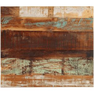 vidaXL Tafelblad rechthoekig 15-16 mm 70x80 cm massief gerecycled hout