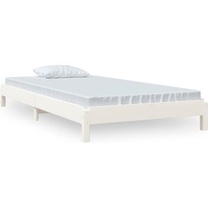 vidaXL-Bed-stapelbaar-90x190-cm-massief-grenenhout-wit