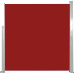 vidaXL Windscherm uittrekbaar 140x300 cm rood