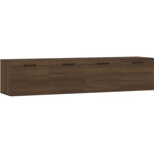 vidaXL-Wandkasten-2-st-60x36,5x35-cm-bewerkt-hout-bruin-eikenkleur