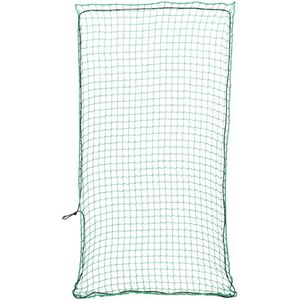 vidaXL Aanhangwagennet elastisch touw 8x3,5 m polypropeen groen
