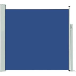 vidaXL Tuinscherm uittrekbaar 170x300 cm blauw