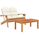 vidaXL 2-delige Loungeset Adirondack massief acaciahout