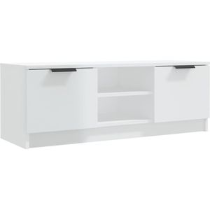 vidaXL-Tv-meubel-102x35x36,5-cm-bewerkt-hout-hoogglans-wit