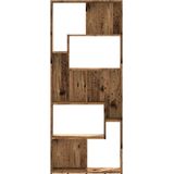 vidaXL Boekenkast 67x24x161 cm bewerkt hout oud houtkleurig