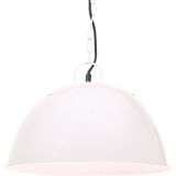 vidaXL Hanglamp industrieel vintage rond 25 W E27 41 cm wit