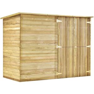 vidaXL - Tuinschuur - Geïmpregneerd Grenenhout - 232x110x170 cm
