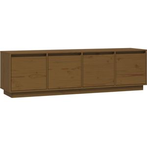 VidaXL-Tv-meubel-156x37x45-cm-massief-grenenhout-honingbruin