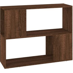 vidaXL Boekenkast/kamerscherm 80x24x63 cm bruin eikenkleur