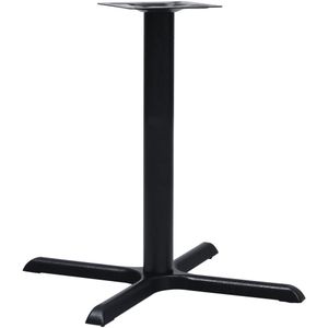 vidaXL Bistrotafelpoot 76x76x72 cm gietijzer zwart