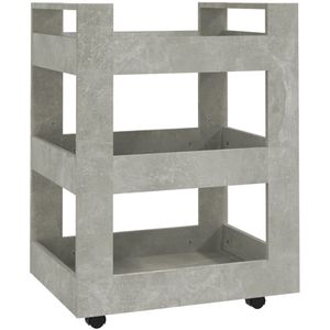 vidaXL-Keukentrolley-60x45x80-cm-bewerkt-hout-betongrijs