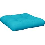 vidaXL Palletkussen 58x58x10 cm oxford stof turquoise