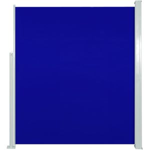 vidaXL Tuinscherm uittrekbaar 160x300 cm blauw