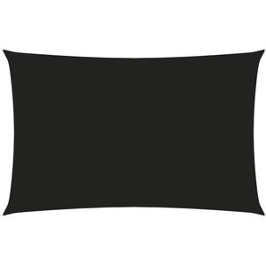 vidaXL Zonnescherm rechthoekig 4x7 m oxford stof zwart