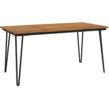 VidaXL Tuintafel Haarspeldpoten 160x80x75 cm Massief Acaciahout