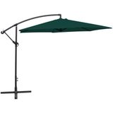 vidaXL Zweefparasol 3 m groen