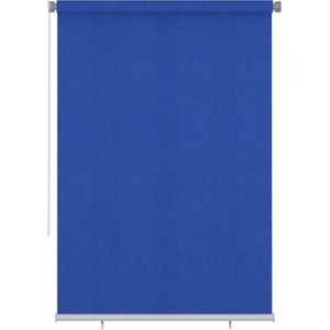 vidaXL Rolgordijn voor buiten 160x230 cm HDPE blauw