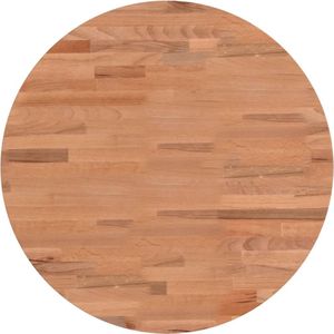 vidaXL Tafelblad rond Ø50x1,5 cm massief beukenhout