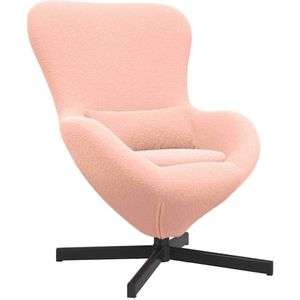 vidaXL Hangstoel - Roze - Wolachtig Stof