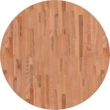 vidaXL Tafelblad rond Ø90x2,5 cm massief beukenhout