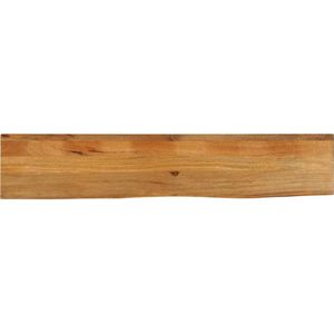 vidaXL Tafelblad met natuurlijke rand 160x40x3,8 cm massief mangohout