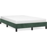 VidaXL Bedframe Fluweel Donkergroen 120x200 cm