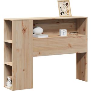 vidaXL Hoofdbord met opbergruimte 75 cm massief grenenhout