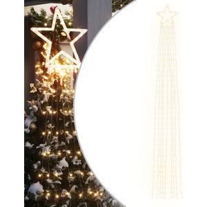 vidaXL Kerstboomverlichting 320 warmwitte LED's 375 cm