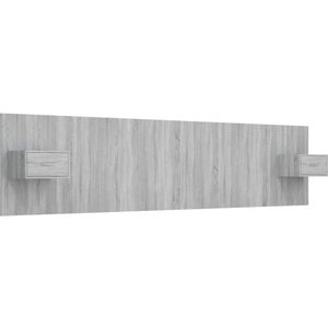 vidaXL Hoofdbord met kastjes bewerkt hout grijs sonoma eikenkleurig