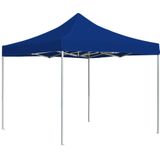 vidaXL Partytent professioneel inklapbaar 3x3 m aluminium blauw