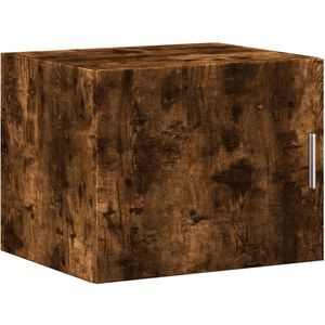 vidaXL Wandkast 50x42,5x40 cm bewerkt hout gerookt eikenkleurig